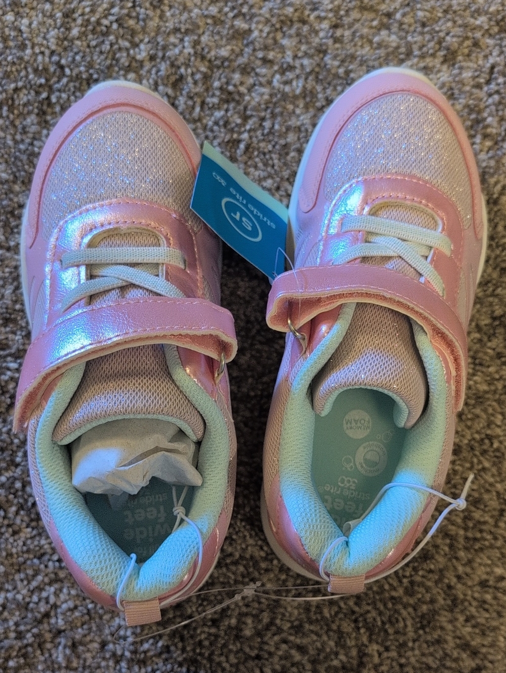 Stride Rite 13 Ryne Pink Sparkle - Picture 6 of 9